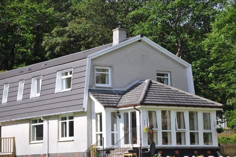 View of sunlounge from garden.