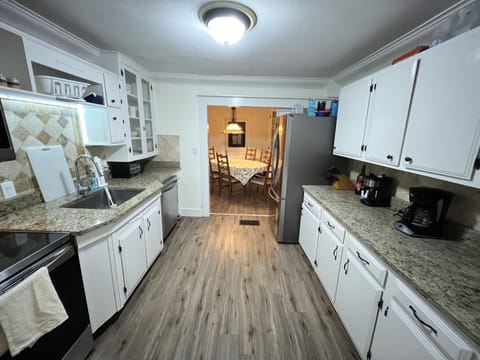 Kitchen to dining room.