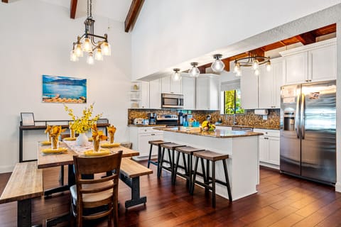 Bright open-concept kitchen & dining, gather, cook, & savor every meal!