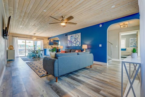 Elevate your island vacation experience with the charm of a beautifully updated home that enhances your stay.