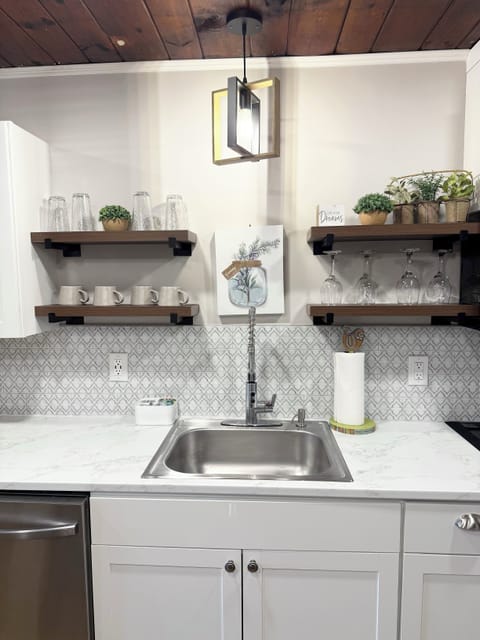 Large kitchen with all the amenities needed for cooking