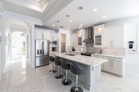 Chef's kitchen w all cooking essentials for gourmet cooking and baking