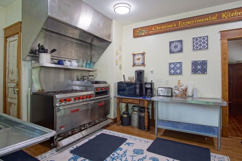 Restaurant-style kitchen.