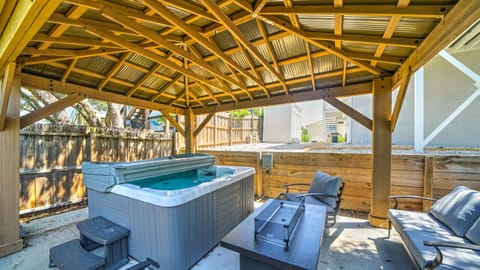 Bubbly nights, starry skies—hot tub perfection