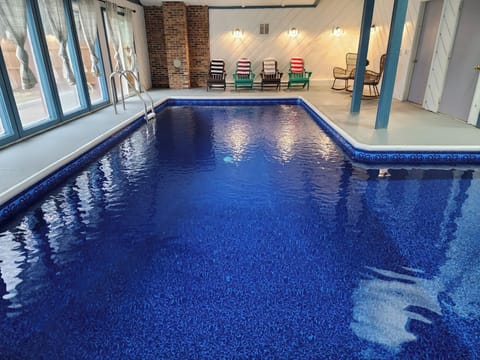 Enjoy our indoor heated pool!