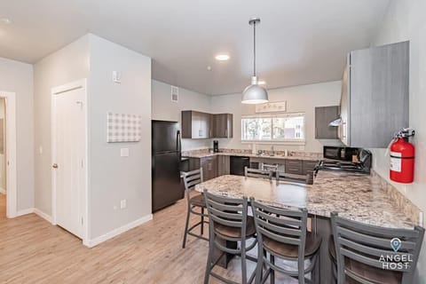 Built-in BREAKFAST BAR in the kitchen that seats 6