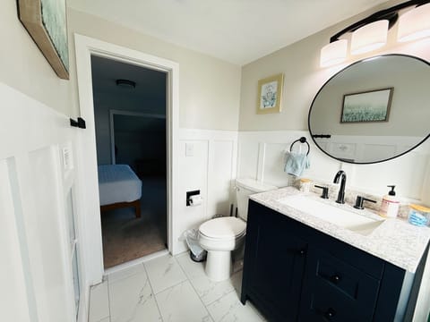 Two Pines - 2nd floor new bathroom with shower - ensuite.