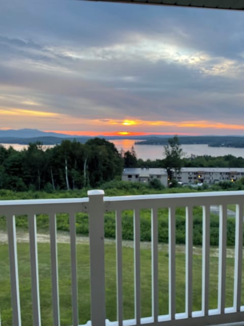 The view from your private balcony