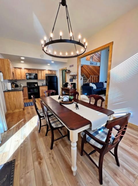 Kitchen table with 6 chairs but we have extra chairs if you need more