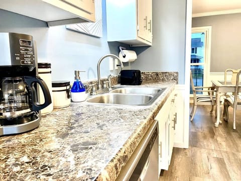 Leave your worries and check into paradise. Fully functional and equipped kitchen offering everything you need in your home away from home.