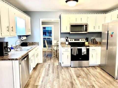 Brand new appliances ready to work for you! Includes washer dryer and everything you see here. 