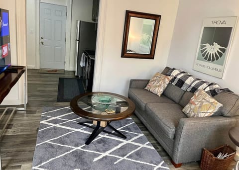 View from Living Area into Kitchen