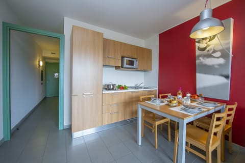 dining area with corridor