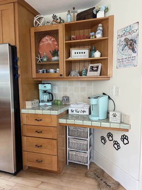 Coffee bar and Pet station….
