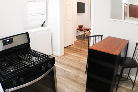 Kitchen Table and Gas Stove