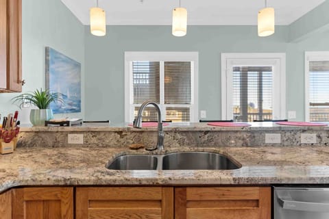 granite countertops and stainless steel appliances