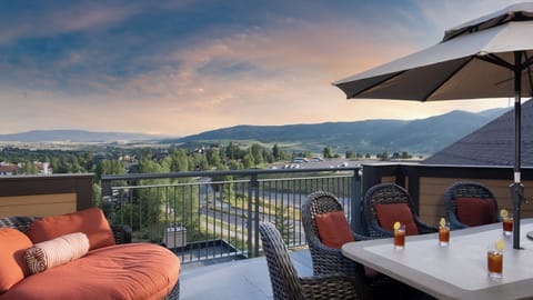 Beautiful views from the large deck off the great room