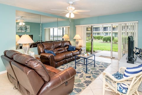 Living Room with Patio Access