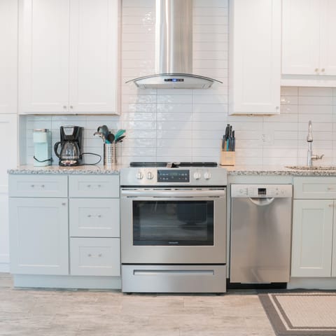 Modern kitchen with all appliances