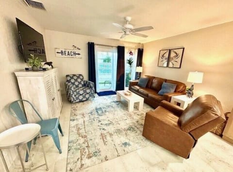 Cozy living room with plush seating