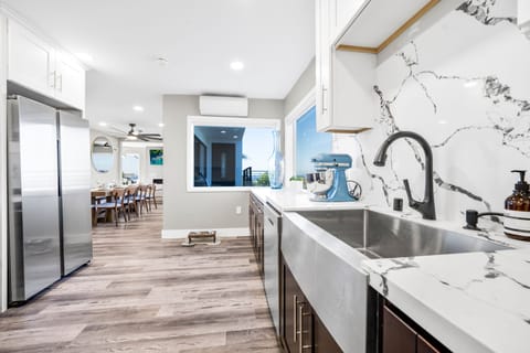 Indulge in gourmet cooking or simple comfort food in your kitchen.