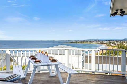 Ocean & beach views await you in your outdoor entertaining area a great place for summer evenings. Overlooking the pool and deck area is a perfect way to relax. This oasis also has a covered deck area with dining table for 8 people perfect for a BBQ.