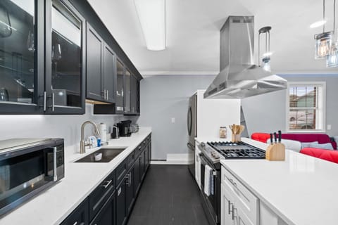 Full Size Kitchen with Bar Seating