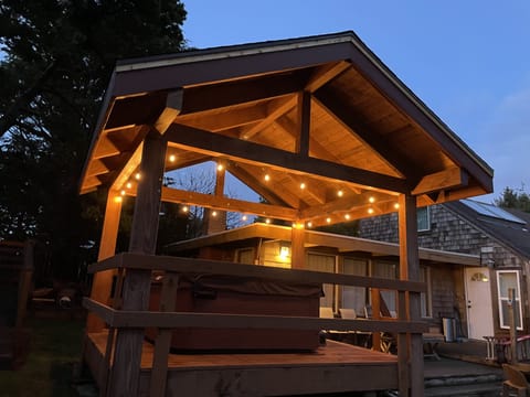 Hot Tub Roof Structure w/Lighting