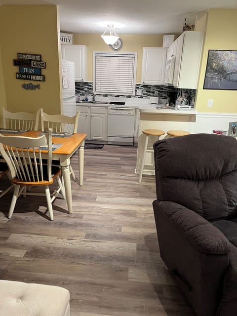 Fully updated kitchen with everything you need to make your own meals.