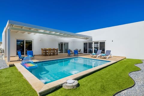 A spacious and relaxing pool area.