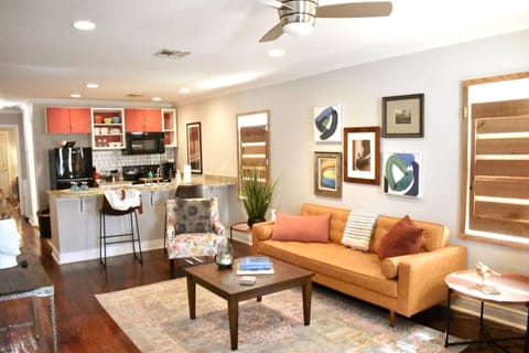 Living Room, Kitchen Bar Counter Area