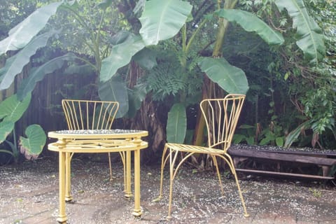 Outdoor seating for your afternoon glass of lemonade!