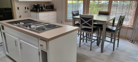 Backyard view from kitchen