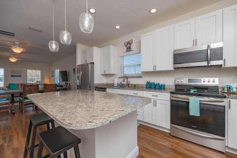 Well we quipped kitchen, ready for you to do your thing.