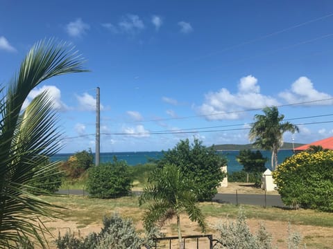 Beach right across the street