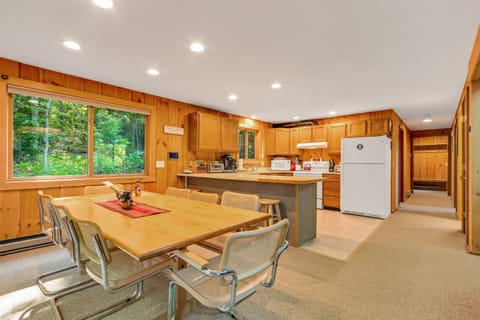 Dining room and kitchen