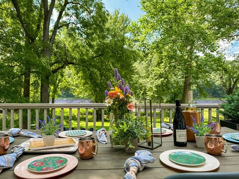 Speaking of the river - it`s truly right by the property.