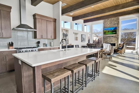 Kitchen + Living Room