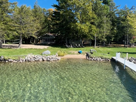 private doc with mooring ball