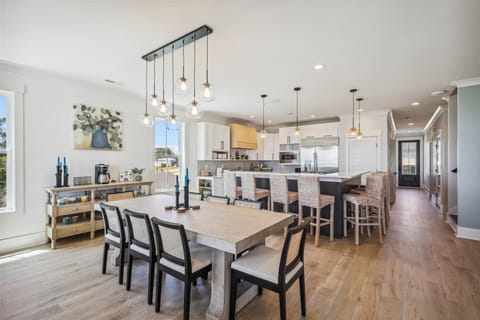 Sit together and enjoy a home cooked meal and chat about your fun-filled day!