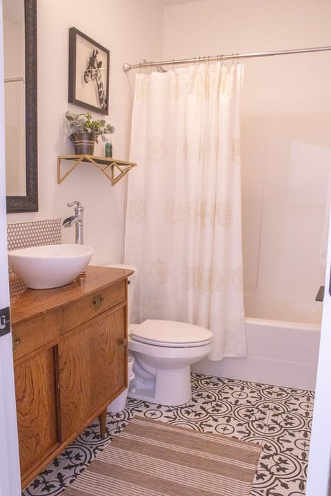 Bathroom off of mudroom.