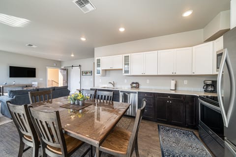 Indoors, Dining Room, Table, Dining Table, Furniture