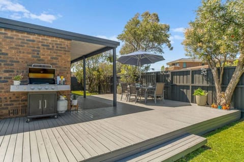 New L Shape decking.