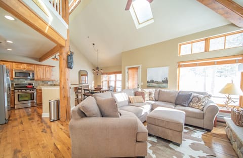 Vaulted ceilings invite the natural lighting in!