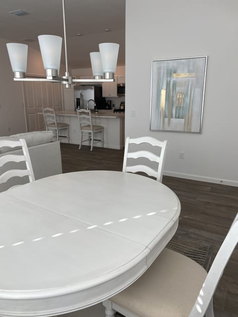 DR table with 4 chairs.   