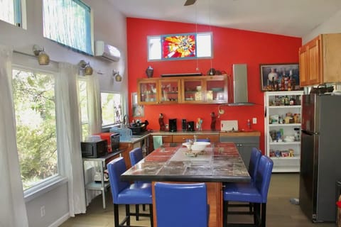 Cooking area & dining room