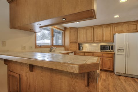 Kitchen view from dining area