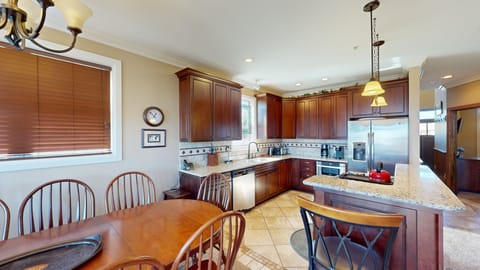 Indoors, Kitchen, Dining Room, Dining Table, Furniture