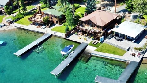 View of Chelan South Shore Retreat from the water - great for playing on the lake!