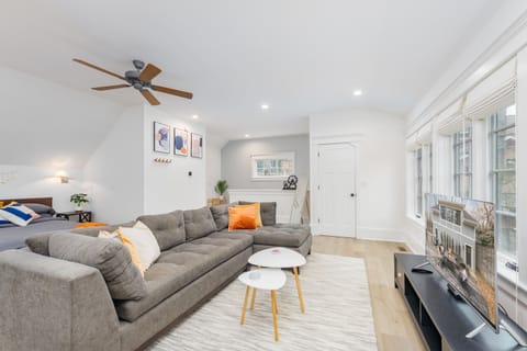 Open concept space with an abundance of natural light